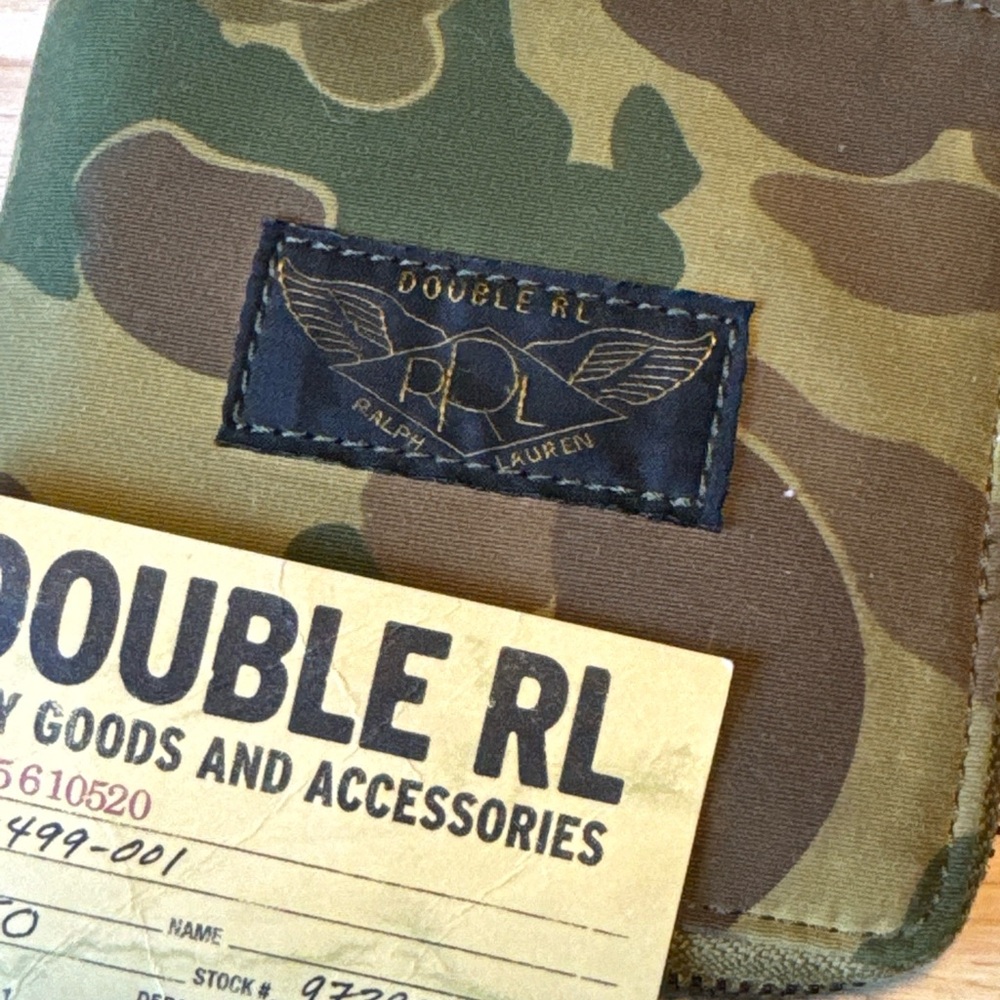 RRL Double RL NWT camo wallet. Dead stock and no longer made. RARE